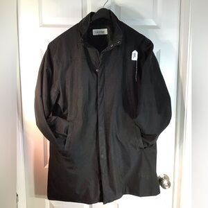 Calvin Klein Men's Black Trench Coat